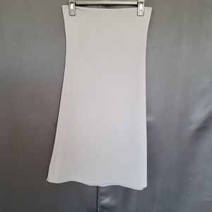 Small Susan Monaco Grey strapless dress